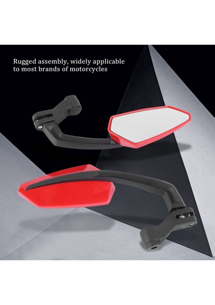 Motosiklet Dikiz Aynası ile M8 Saat Yönünde ve Saat Yönünün Tersine Dişli Cıvata Atv Moped Scooter Cruiser Rulo Kırmızı (Yurt Dışından) fırsatları