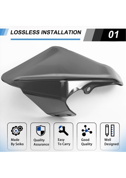 Motosiklet Yan Bmw Için Rüzgarlık R1300GS R 1300 Gs Macera R1300 Gsa Yan Deflector Rüzgar Duman Gri (Yurt Dışından) fırsatları