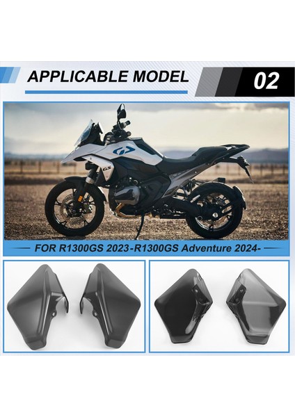 Motosiklet Yan Bmw Için Rüzgarlık R1300GS R 1300 Gs Macera R1300 Gsa Yan Deflector Rüzgar Duman Gri (Yurt Dışından) indirimleri
