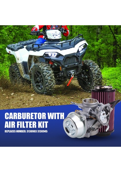 Motosiklet Atv Karbüratör Hava Filtre Kiti Polaris Sporcu 500 4x4 Ho 2001-2005 2010-2012 (Yurt Dışından) fırsatları