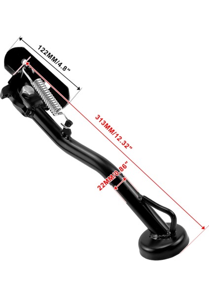 Honda CT125 Hunter Cub JA55 JA65 Aksesuarları Için Motosiklet Ayak Ayağı Yan Standı (Yurt Dışından) fiyatları