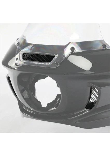 Motosiklet Kaporta Örgü Havalandırma Ekran Batwing Accent Izgara Için Harley Softail Düşük Binici St Fxlrst 2022-2024 (Yurt Dışından) indirimleri