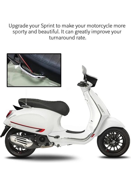 Vespa Primavera 150 Sprint Aksesuarları Motosiklet Yolcu Pillion Kulp Arka Kol Dayama Arka Kapmak Küpeşte B (Yurt Dışından) indirimleri