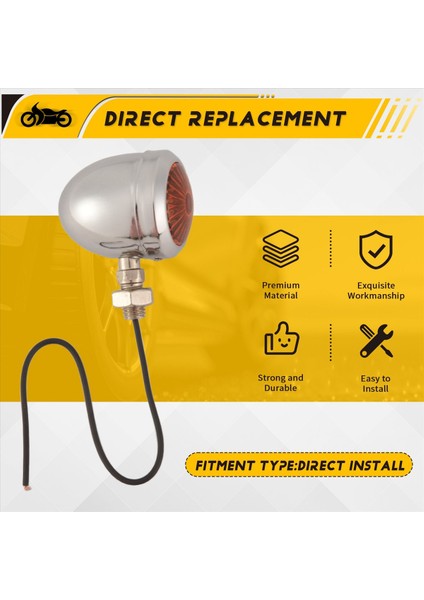 4 Adet Krom Motosiklet Dönüş Sinyal Işığı LED Motor Lamba Ampulü Harley Cafe Racer Için (Yurt Dışından) indirimleri
