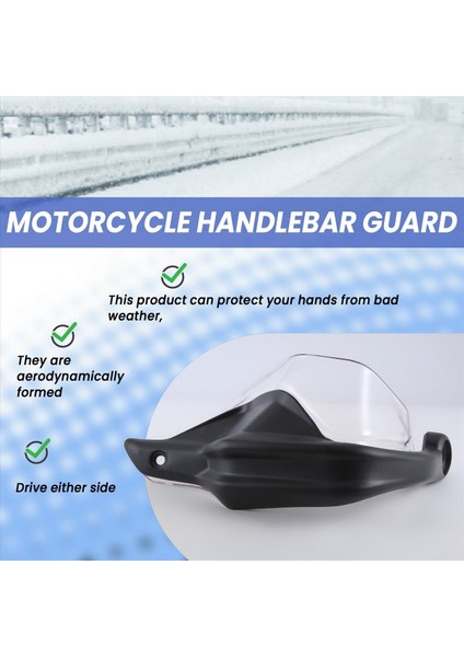 Motosiklet Aksesuarları Handguard Honda NX400 Nx 400 NX500 Nx 500 El Koruması Koruyucu Cam Şeffaf (Yurt Dışından) fırsatları