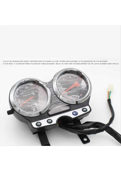 Motosiklet LED Enstrüman Meclisi Suzuki GT125 GSX125 / QS125 Brezilya Kolombiya Kilometre Sayacı Takometre (Yurt Dışından) fiyatları