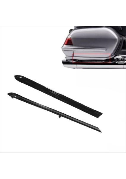 1 Çift Motosiklet Arka Bagaj Heybe Kalıplama Honda GL1800P GL1800 2001-2011 Heybe Paneli Trim Şeritler B (Yurt Dışından) modelleri
