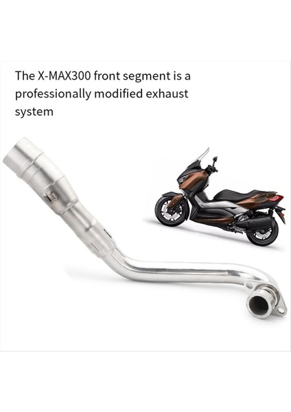 Motosiklet Modifiye 51MM Ön Egzoz Borusu Kaçış Egzoz X-Max 250 300 2017-2019 Susturucu Orta Egzoz Borusu (Yurt Dışından) fiyatları