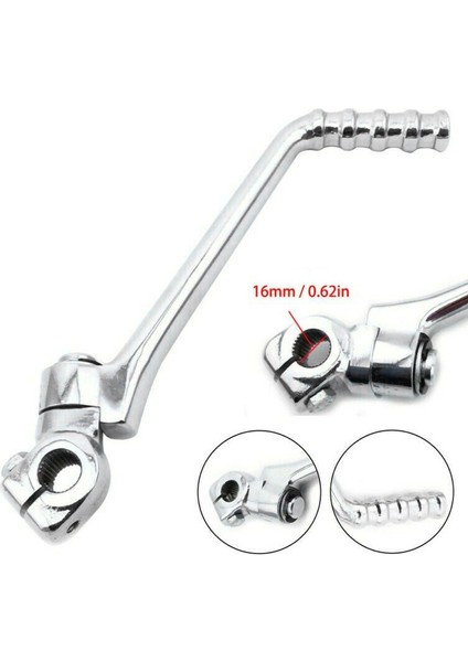 Motosiklet Kick Marş Kolu Başlangıç Pedalı Kawasakı Ke Kl / Klx / Kx / Kdx / KZ/125/175/200 16MM (Yurt Dışından) fiyatları