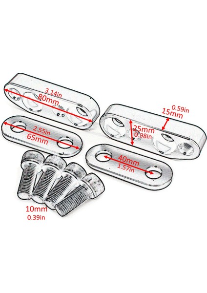Motosiklet Parçası Krom Gidon Kelepçe Adaptörü Dağı Gidon Yükseltici Honda Goldwing GL1800 Altın Kanat F6B 2001-2017 (Yurt Dışından) indirimleri