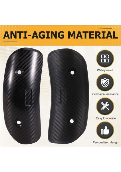 Motosiklet Egzoz Susturucu Orta Bağlantı Bağlantı Borusu Koruyucu Isı Kalkanı Yüzey Koruma Yamaha Kawasaki Honda Için (Yurt Dışından) indirimleri