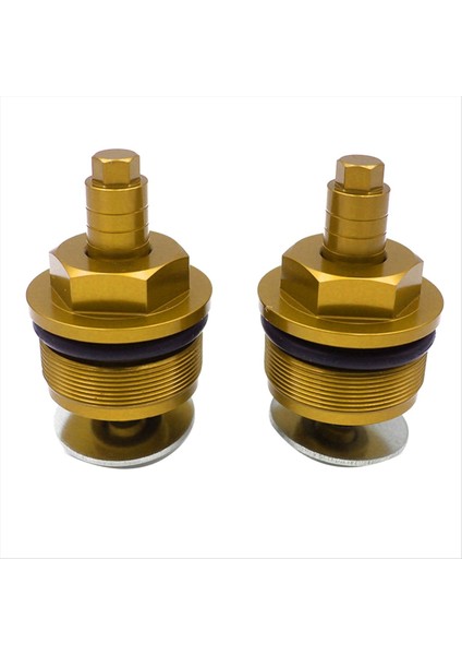 Motosiklet Amortisörü Vida Dekorasyon Ön Çatal Vidalı Kapak Suzuki GW250 DL250 GSX250R Sarı (Yurt Dışından)