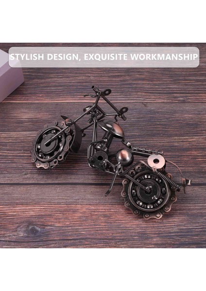 Vintage Metal El Sanatları Motosiklet Motosiklet Modeli Ev Dekor Süsleme Hediye (Yurt Dışından) modelleri