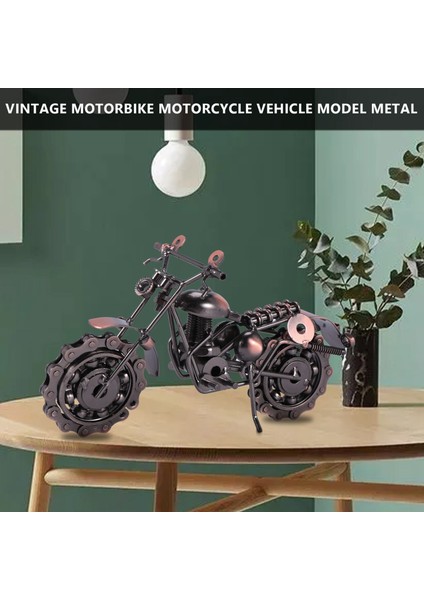Vintage Metal El Sanatları Motosiklet Motosiklet Modeli Ev Dekor Süsleme Hediye (Yurt Dışından) indirimleri