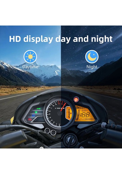 Motosiklet Kilometre Saati Dijital Dijital Takometre Bajaj Pulsar 200NS Kilometre Sayacı (Yurt Dışından) fırsatları
