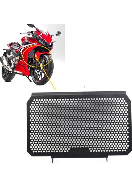 Motosiklet Radyatör Kapağı Izgara Guard Paslanmaz Çelik Koruma Honda CBR500R Cbr 500R CBR500 R 2017-2022 (Yurt Dışından) indirimleri