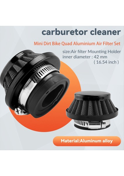 2 Adet 42MM Hava Filtresi 47CC 49CC 2 Zamanlı Süper Çocuk Motosikleti Yükseltme Kiti Mini Bisiklet Atv Alüminyum Hava Filtresi Siyah (Yurt Dışından) fırsatları