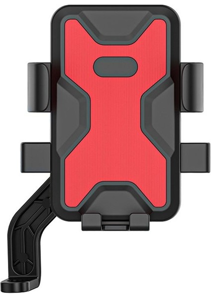 Için MT56 Motosiklet Dağı Yeni Motosiklet Telefon Tutucu Bisiklet Navigasyon Braketi Dikiz Aynası Telefon Tutucu Dikiz Aynası Kırmızı (Yurt Dışından)
