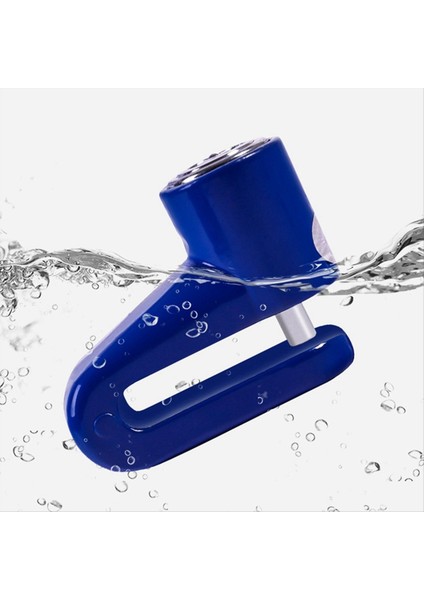 3 Takım Bisiklet Fren Diski Kilidi Motosiklet Elektrikli Araba Disk Fren Tuş Kilidi Sürüş Donanımları Aksesuarları Bisiklet Kilidi Mavi (Yurt Dışından)