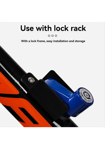 3 Takım Bisiklet Fren Diski Kilidi Motosiklet Elektrikli Araba Disk Fren Tuş Kilidi Sürüş Donanımları Aksesuarları Bisiklet Kilidi Mavi (Yurt Dışından) fiyatları