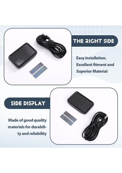 X1 Hud Ekran Gps Hız Göstergesi Sürüş Deneyimi USB Powered Motosikletler Için Çok Yönlü Yerleştirme Seçenekleri Tüm Arabalar (Yurt Dışından) indirimleri