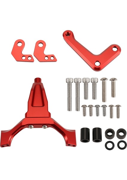 Motosiklet Aksesuarları Sabitleyici Direksiyon Damperi Montaj Aparatı Kiti Damperi Kiti Için Yamaha mt - 09 MT09 2024 2025 Kırmızı (Yurt Dışından) fiyatları