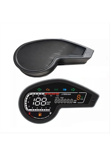 Motosiklet 12V Dijital Takometre LCD Hız Göstergesi Pano Honda NXR150 NXR125 2003-2014 (Yurt Dışından) fırsatları