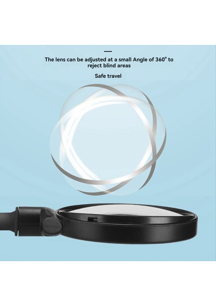 Rockbros Bisiklet Dikiz Aynası 360 ° Ayarlanabilir Hd Akrilik Ayna Elektrikli Motosiklet Dikiz Aynası Bisiklet Aksesuarları (Yurt Dışından) fırsatları