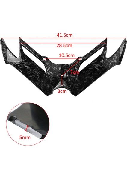 Kawasaki Honda Siyah Için Evrensel Motosiklet Pnömatik Arka Spoyler Koruyucu Ön Kaplama (Yurt Dışından) fırsatları