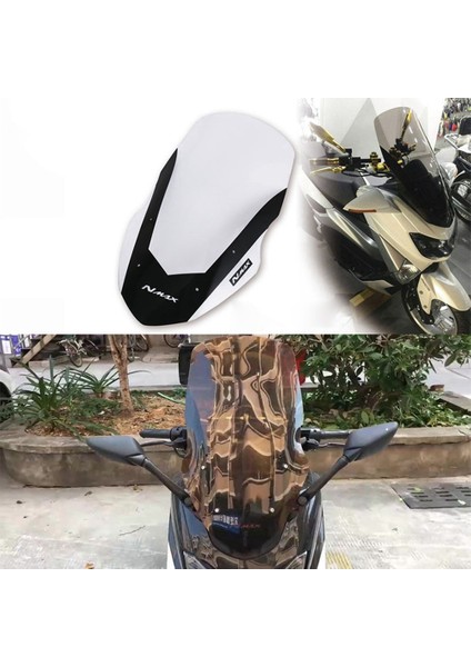 Motosiklet Saptırıcı Kalkanı Ekran Aksesuarları Yamaha NMAX155 NMAX125 2016-2018 (Yurt Dışından) modelleri