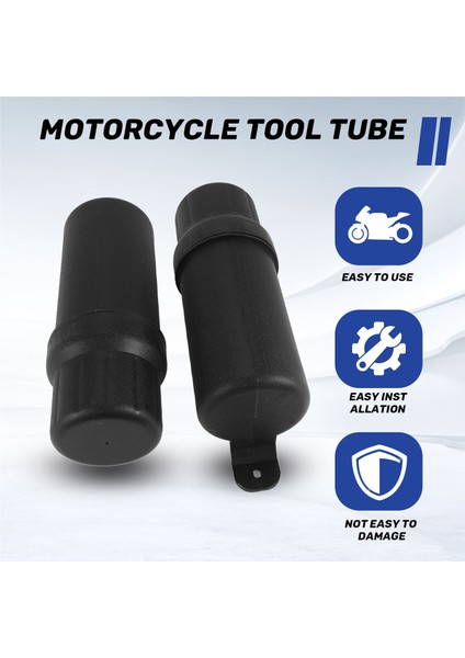 2 Adet Motosiklet Aksesuarları Su Geçirmez Aracı Tüp Eldiven Yağmurluk Saklama Kutusu Evrensel Honda Yamaha Kawasaki Için 125MM (Yurt Dışından) fırsatları