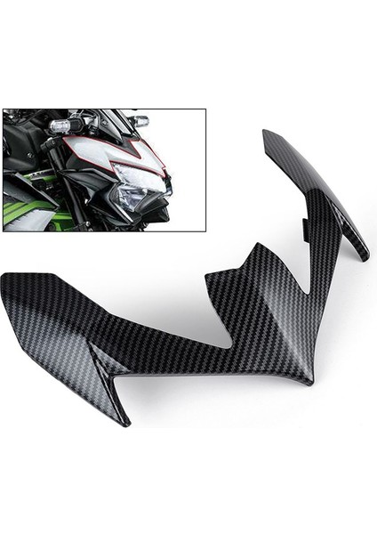 Motosiklet Burun Fairing Kukuletası Ön Far Başkanı Işık Lambası Üst Kapak Kawasaki Z900 Z 900 2020 2021 2022 (Yurt Dışından) fırsatları