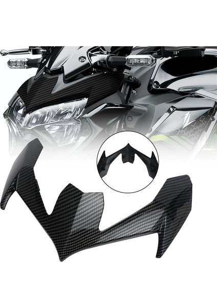 Motosiklet Burun Fairing Kukuletası Ön Far Başkanı Işık Lambası Üst Kapak Kawasaki Z900 Z 900 2020 2021 2022 (Yurt Dışından) indirimleri