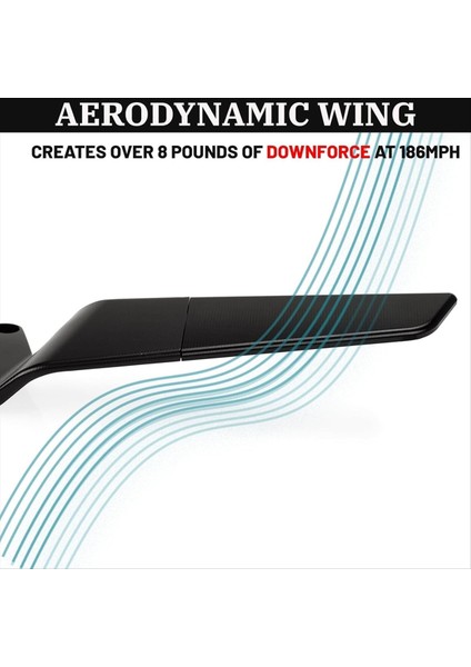 Motosiklet Dikiz Aynası, Ayarlanabilir Görünmez Rüzgar Kanat Yan Ayna Için Uyumlu Z400, Z650, Z900, Z1000 (Yurt Dışından) fiyatları
