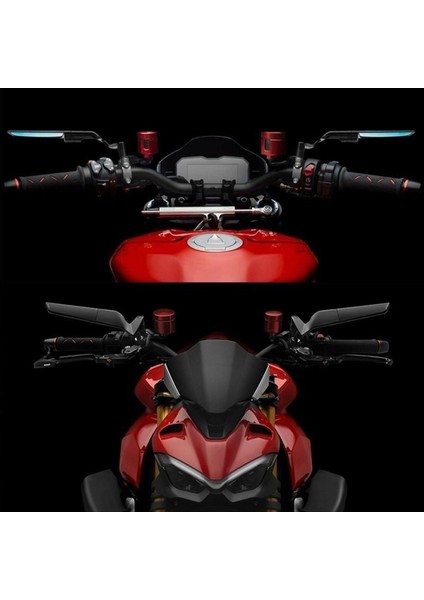 Motosiklet Dikiz Aynası, Ayarlanabilir Görünmez Rüzgar Kanat Yan Ayna Için Uyumlu Z400, Z650, Z900, Z1000 (Yurt Dışından) modelleri
