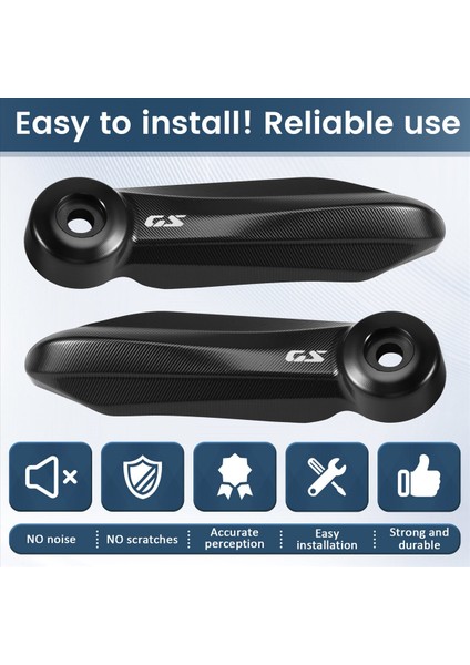 Motosiklet Gidonu Handguard Koruma Kaydırıcılar El Koruması Koruyucu Bmw R1300GS R 1300 Gs Adv 2023-2025 Siyah (Yurt Dışından) fırsatları