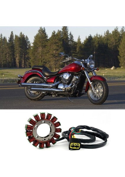 Motosiklet Jeneratör Stator Bobini Kawasaki VN900 Vulcan 900 Klasik Özel Lt 2007-2017 21003-0053 (Yurt Dışından) fiyatları