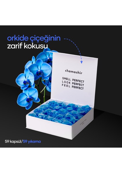 Kapsül Çamaşır Deterjanı Orkide Kokulu - Renkliler ve Beyazlar İçin 59 Yıkama