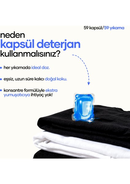 Kapsül Çamaşır Deterjanı Orkide Kokulu - Renkliler ve Beyazlar İçin 59 Yıkama fiyatları