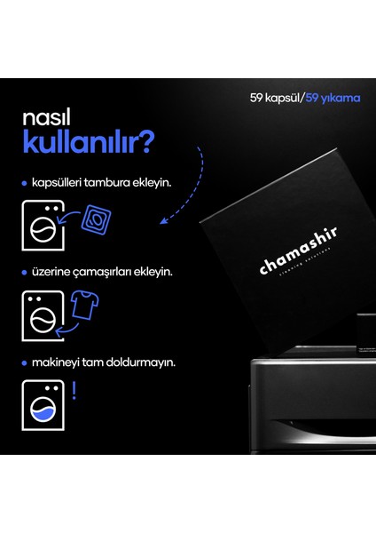 Kapsül Çamaşır Deterjanı Orkide Kokulu - Renkliler ve Beyazlar İçin 59 Yıkama modelleri