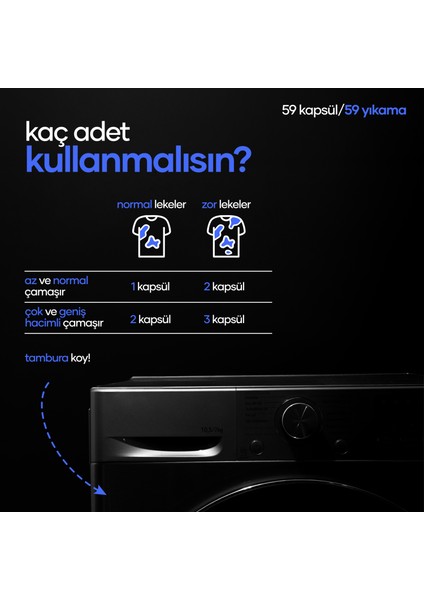 Kapsül Çamaşır Deterjanı Orkide Kokulu - Renkliler ve Beyazlar İçin 59 Yıkama indirimleri