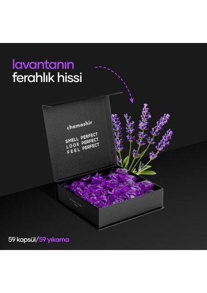 Kapsül Çamaşır Deterjanı Lavanta Kokulu - Renkliler ve Beyazlar İçin 59 Yıkama