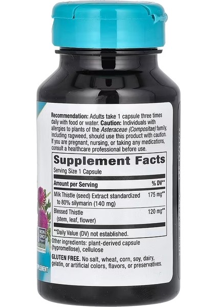 Premium Blend Milk Thistle 60 Vegan Capsules fiyatları