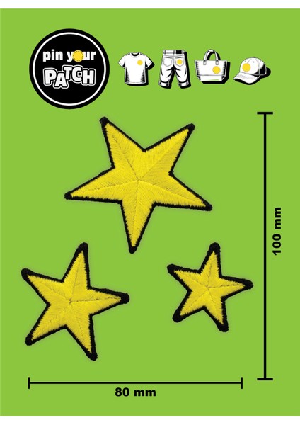 Ütü ile Yapışan Yama 7043 Yıldızlar fiyatları