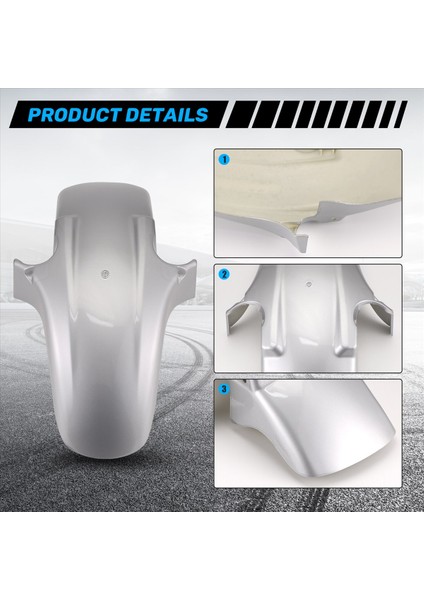 Ön Çamurluk Çamur Splash Guard Çamurluklar Honda CB250F CB600F CB900F CB1300 Hornet 250 600 900 CB600 HORNET600 Motosiklet Abs Gümüş (Yurt Dışından) modelleri