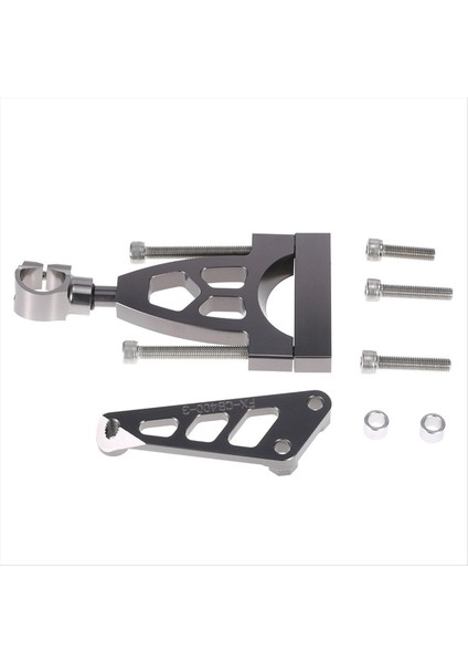 Motosiklet Direksiyon Damperi Montaj Braketi Honda CB400 Vtec 1999-MOTOSIKLET Modifikasyon Parçaları Gri (Yurt Dışından)