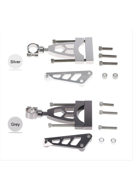 Motosiklet Direksiyon Damperi Montaj Braketi Honda CB400 Vtec 1999-MOTOSIKLET Modifikasyon Parçaları Gri (Yurt Dışından) fırsatları