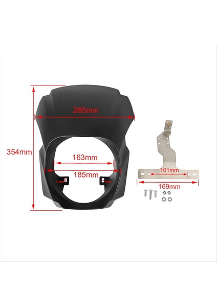 Motosiklet Mat Siyah Ön Far Fairing Kapak Maskesi Için Harley Softail Breakout Fxbrs 114 Fxbr 107 2018-2022 (Yurt Dışından) fırsatları