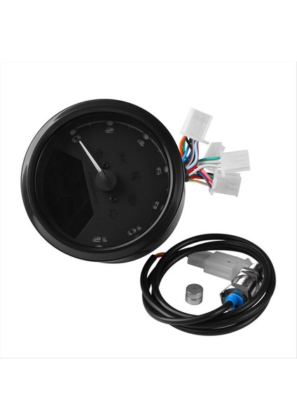 Motosiklet LCD Enstrüman Kilometre Sayacı Takometre Hız Göstergesi Dijital LCD Yağ Göstergesi Indüksiyon Sensörü ile (Yurt Dışından)