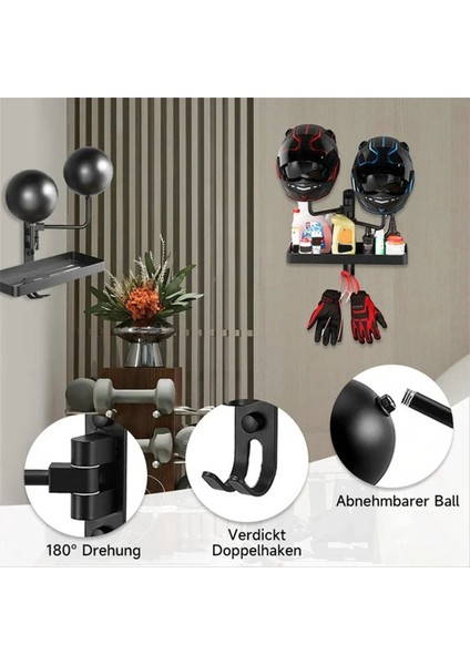 Motosiklet Kask Ekran Standı Ayarlanabilir Kanca ile Duvara Monte Organize Kapaklar Ceketler ve Aksesuarları. Evrensel Uyum (Yurt Dışından) modelleri